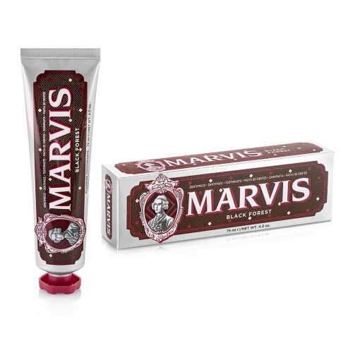 MARVIS玛尔仕薄荷牙膏亮白护龈意大利进口 浪漫樱桃黑巧 75ml